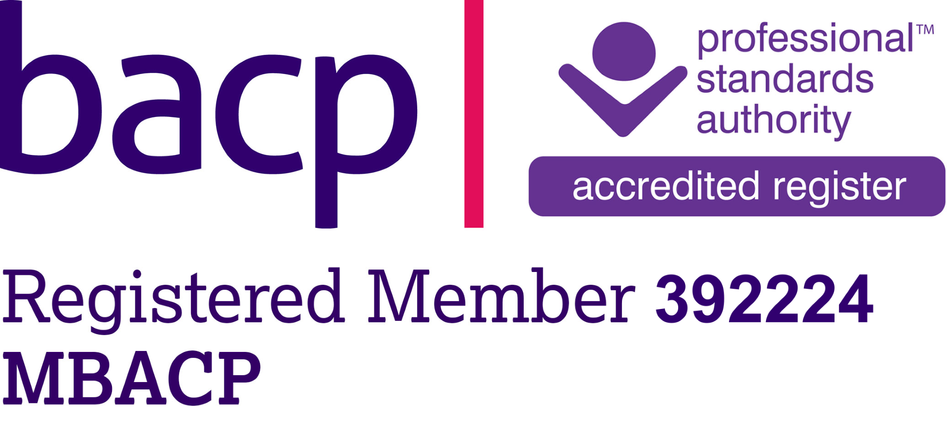 BACP Registered Member 392224 - MBACP